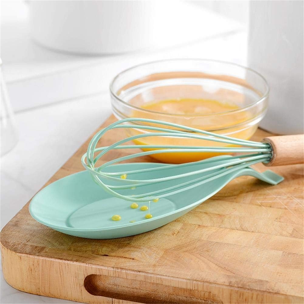 Kitchen Utensils Set for Cooking : 13 Pieces Silicone Wood Handle Kitchen Spatula Set - Heat Resistant Kitchen Gadgets Tools for Non-Stick Cookware(Green)