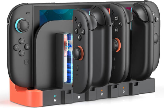 Wireless Charger Dock for Nintendo Switch 2 - Fast Charging Compatible with Switch 2 Dock & Joycon 2, Charge Indicator, Magnetic Charger, Nintendo 2 Charging Dock Accessories