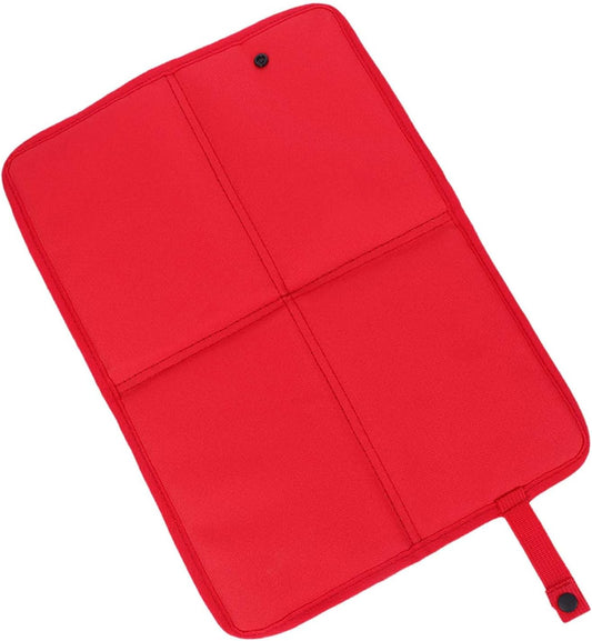 Foldable Seat Cushion, Foldable Insulated Camping Sitting Pad, Multifunctional Travel Accessories, Lightweight Outdoor Gear for Beach Outings, Fishing Trips, Hiking Trail, 39.5x28.5x1cm Blue Red Beige