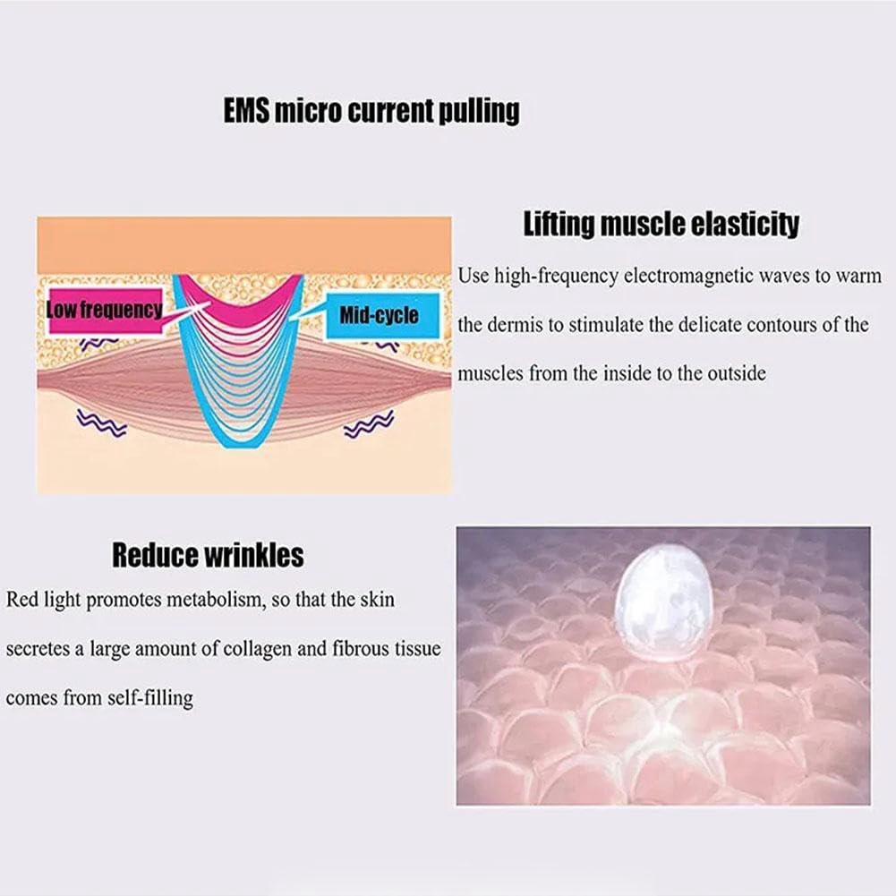 domoi Face Massager Roller Y Shape Face Lifting Device Double Chin Remover Face Care Skin Care Tools (Pink) Easy Install Easy to Use