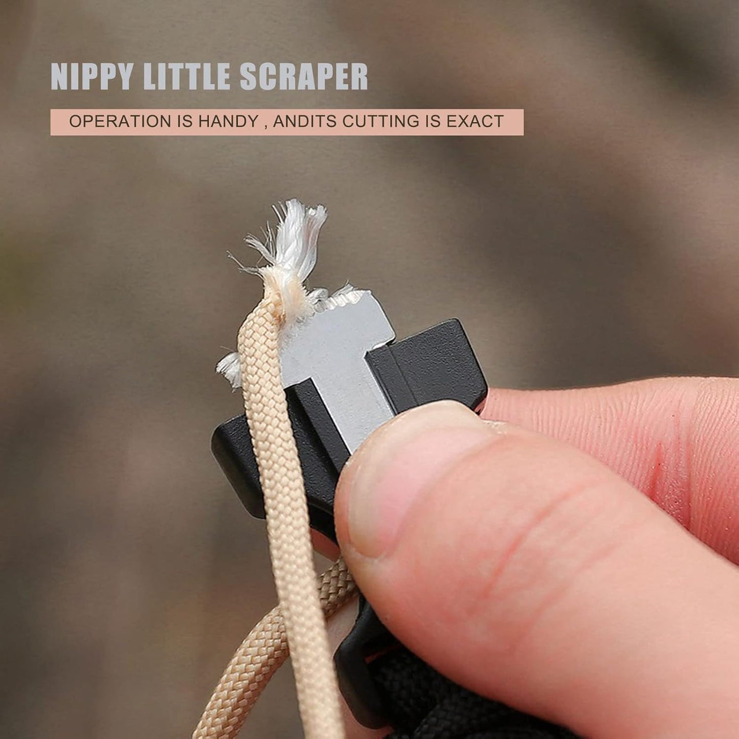 2 Pack Adjustable Paracord Bracelets Kit, Ourtdoor Survival Bracelets Gift with Firestart Whistle Loudest Camping Compass