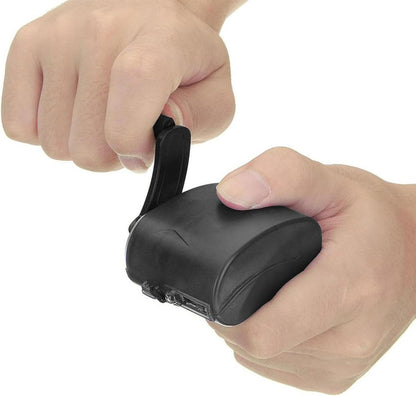 Hand Crank Generator Charger, Hand Crank Phone Charger, Outdoor Hand Crank Charger, Power Bank Fast Charging Solar Charger for Outdoor Activities, Traveling, Camping