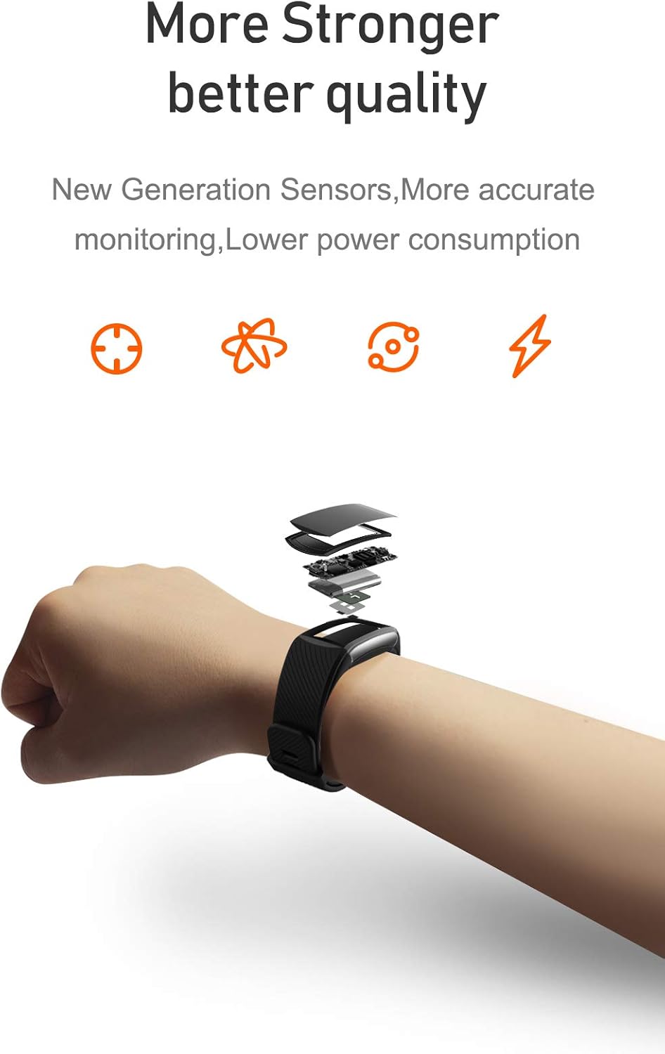 LP Fusion Tech Profit C6S Smart Band Fitness Tracker (Blue)