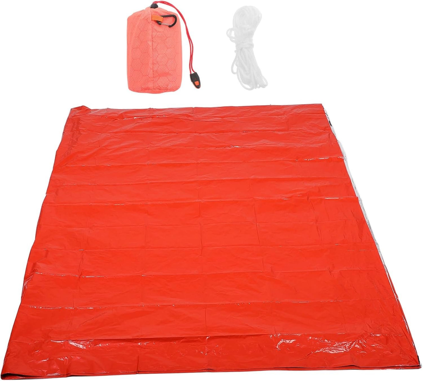 Yardwe Emergency Sleeping Bag Life-Saving Blanket Outdoor Warming Shelter Waterproof Windproof Tent Survival Gear Multi-use Survival Tent