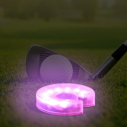 Generico Golf Hole Lights, Led Night Golfs Lamp, 3.94x0.83 Inches Size Compact and Lightweight, Golf Lighting Accessory for Practice, Events, Backyard Parties, Evening Fun, White