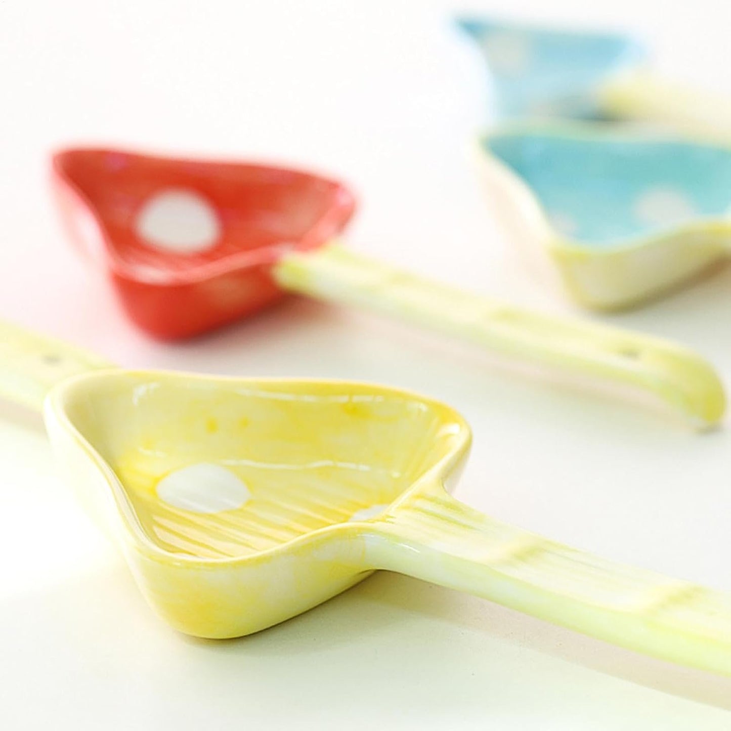 Mushroom Measuring Spoons, Measuring Spoons Set Kitchen Measuring Spoons Mushroom Decorative Kitchen Utensils Kitchen Utensils Ceramic Baking Mushroom Theme Gadgets