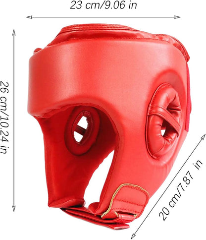 Sparring Headgear, Adjustable Boxing Head Protector, Professional Protective Gear, 10.24 x 9.06 x 7.87 Inches, Ideal for Gym Workouts, Home Training and Competitions