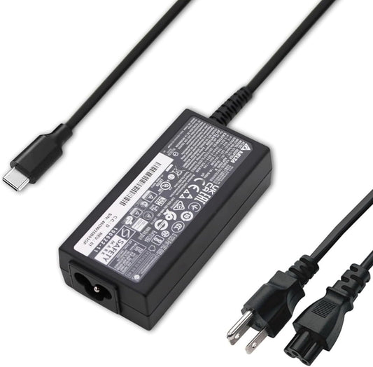 45W USB C Delta Charger Replacement for ACEMAGIC AX15 Laptop PC Type C Power Adapter Cord