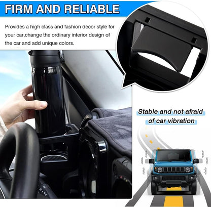 Autorder Custom Fit for Interior Accessories Suzuki Jimny 2019-2023 JB64 JB74 Water Cup Holder Mount Bracket Drinkes Support