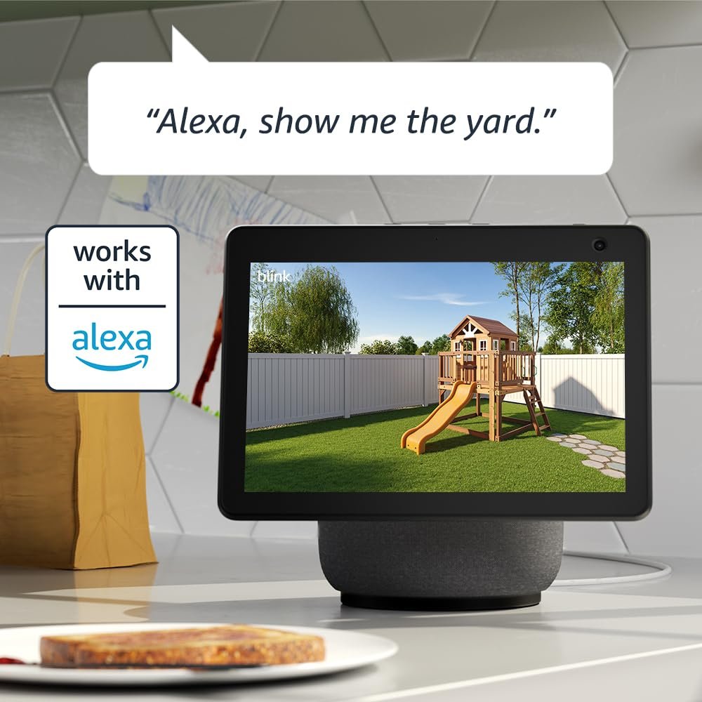 Introducing Blink Outdoor 4 â€” Wireless smart security camera, two-year battery life, enhanced motion detection, two-way audio, HD live view, Works with Alexa â€“ Add-on (Black)