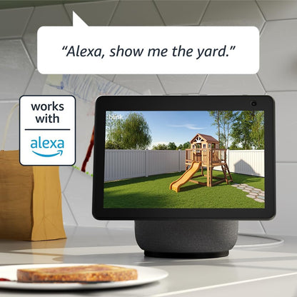 Introducing Blink Outdoor 4 â€” Wireless smart security camera, two-year battery life, enhanced motion detection, two-way audio, HD live view, Works with Alexa â€“ Add-on (Black)