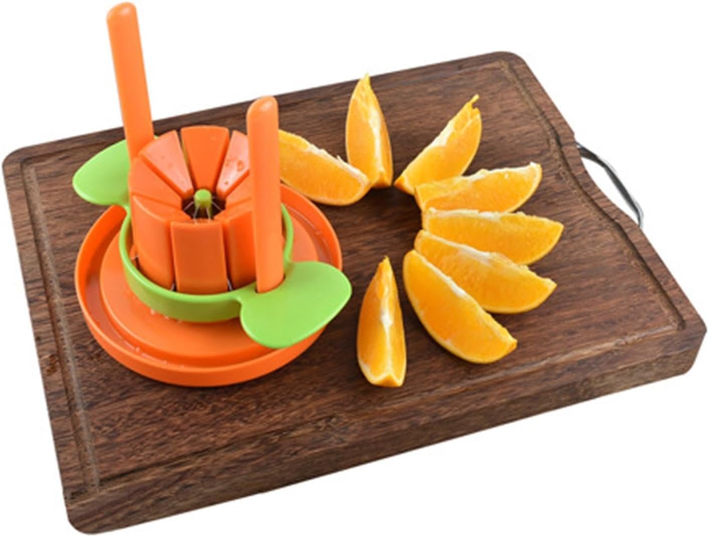 Fruit Slicer,Orange Corer Tool Pear Divider - Sturdy Stainless Steel Fruit Cutter, Easy to Use Orange Slicer and Wedger for Potato Onion Vegetables