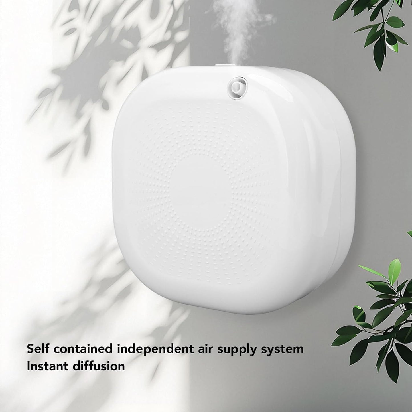 Smart Scent Air Machine, APP Control Essential Oil Diffuser, Wall Mounted Aromatherapy Scent Diffuser for Large Room, Commercial Use 500ML (US Plug 100-240V)