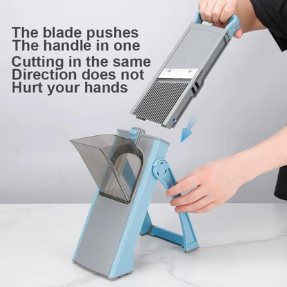 Mandoline Slicer Plus, Safe, Adjustable Vegetable Chopper, Perfect Kitchen Gift with Detachable Blades for Easy Food Prep