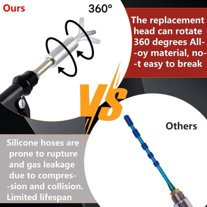 Tornado Detailing Car Cleaning Gun with Metal Nozzle | Interior Drying Air Blower | High Pressure Blower Gun | A Car Detailing Tools for Swiftly Removing Dirt and Dust with Air Flow