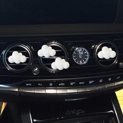 4 Pcs Cloud Air Vent Clips, Cute Cloud Car Unscented Air Fresheners Vents Clips Funny Car Diffuser Vent Clips Car Interior Decor Charm Cute Car Accessories Car Decoration