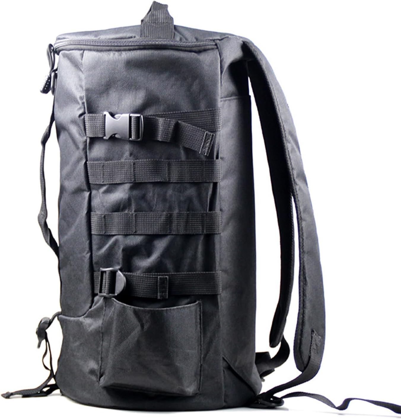 Fishing Backpack, Fishing Tackle Box Storage Bag, Rod Holders, Outdoor Reel Bait Gear Organizer, Sling Pack Multiple Compartments for Lake, Riverside, Camping, Hiking, Travel
