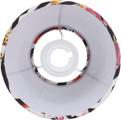 Velvet Exquisite Conical Decorative Lampshade E14 E27 Lamp Compatible Warm Lighting Cozy Ambience Home Hotel Bedroom Study Library (Bird)