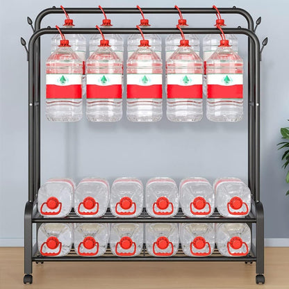 Generico Appendiabiti 3 in 1 Resistente con Porta Scarpe, capacità 100 kg, Organizer Mobile per Vestiti per Ingresso, Soggiorno, corridoio e Camera da Letto, Disponibile nelle Misure 120 cm/140 cm.
