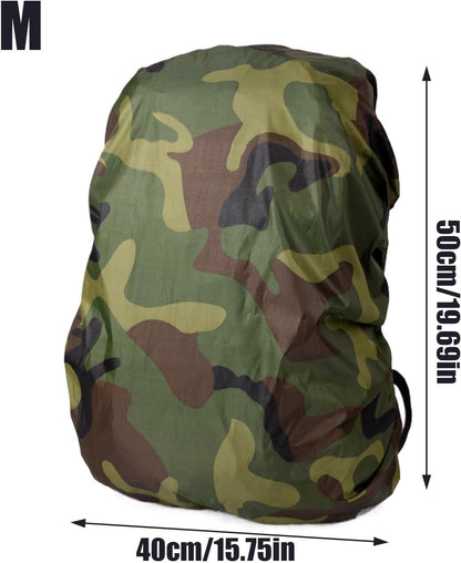 Waterproof Backpack Cover, Travel Daypack Rain Protector, Compact and Portable Shield for Hiking, Camping, and Cycling Gear, Durable Outdoor Backpack Protection