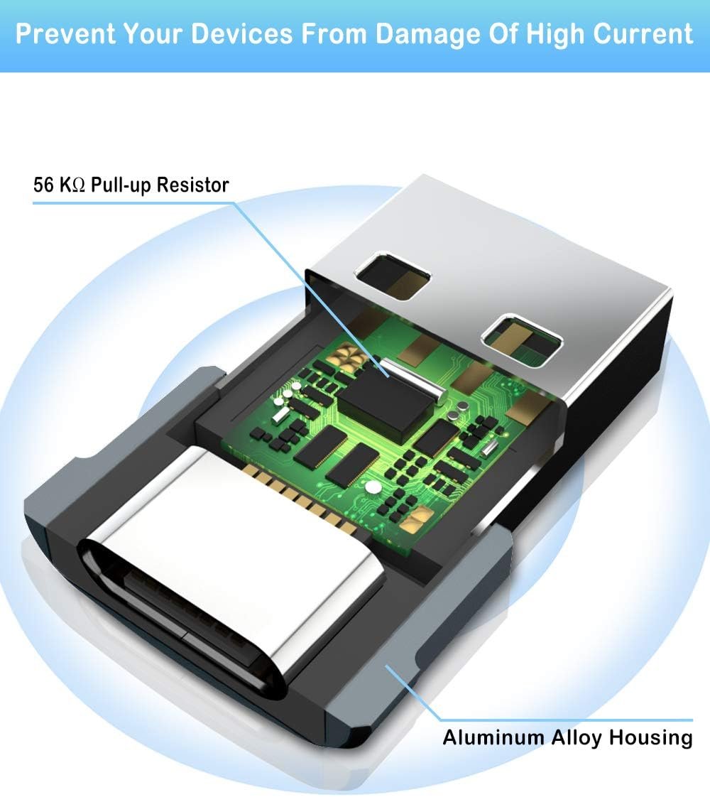 Elebase USB to USB C Adapter 4 Pack,USBC Female to A Male Car Charger,Type C Converter for iPhone 16 Pro Max,15 14 13 12 11 Plus,Apple Watch iWatch 10 9 8,Airpods,iPad Air Mini 6 7,Samsung Galaxy S25