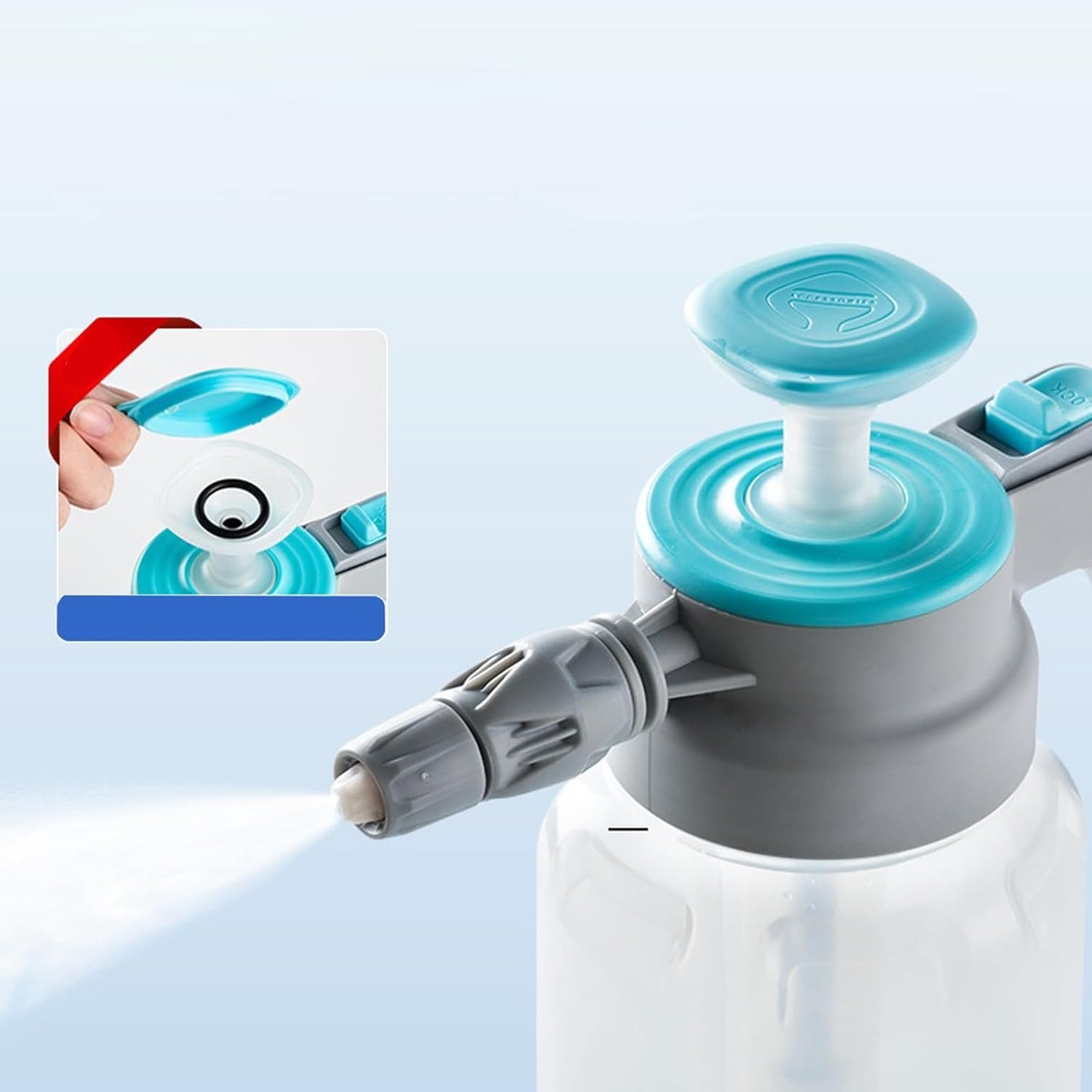 Car Wash Nozzle, Portable Foam Sprayer, Vehicle Soap Dispenser, 12.99 x 4.92 Inch High-Pressure Spray Power, Adjustable Foam Output, Ideal for Auto Detailing & Home Cleaning