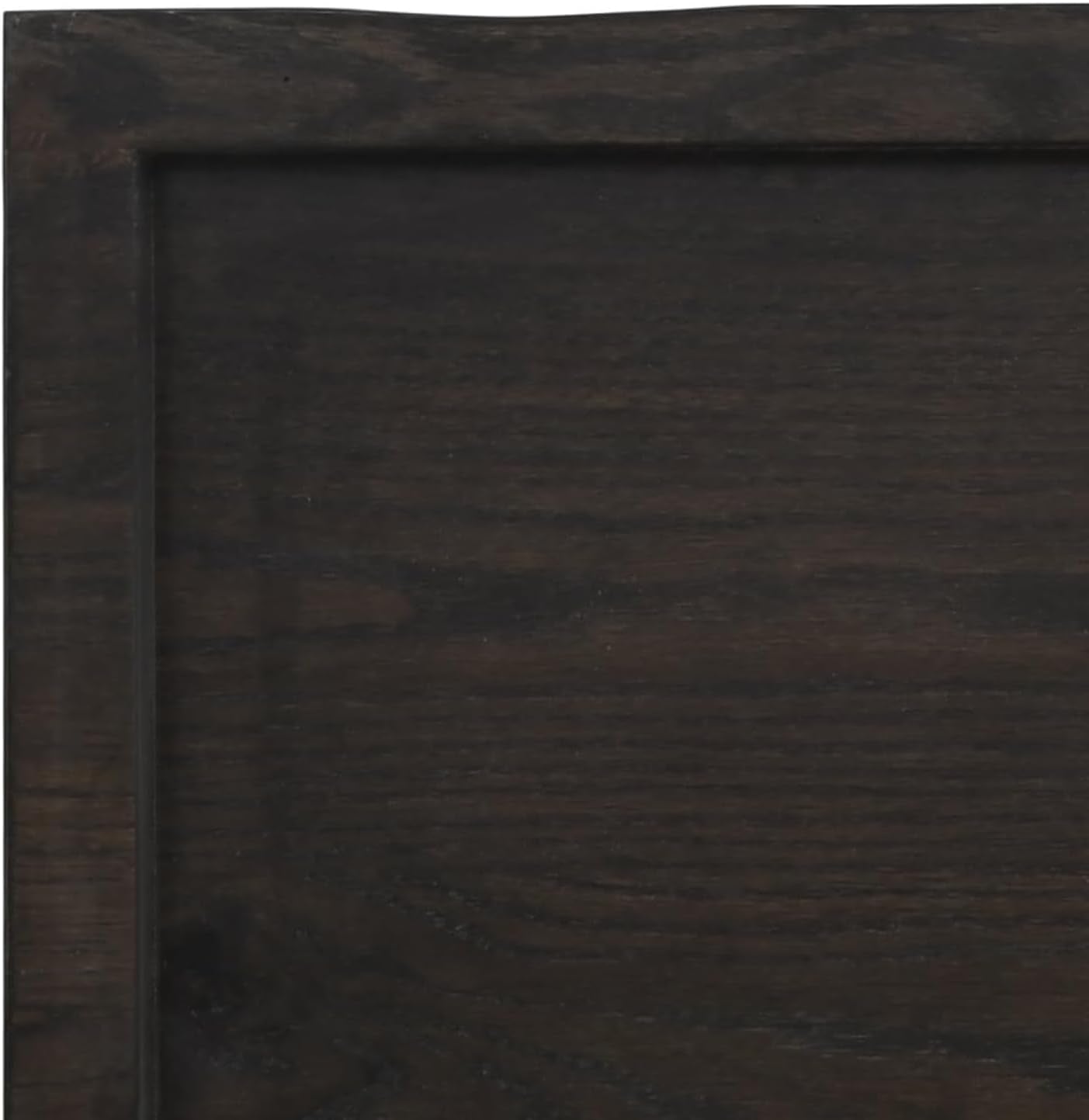 Solid Wood Tabletop, Dark Brown, 140 x 60 x (2-4) cm, Live Edge, Replacement for Coffee Table, Kitchen Dining Table, Desktop Surface, Durable and Stylish