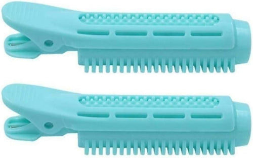 Bigodini,Heatless Hair Curler Le radici dei bigodini rulli dei capelli dell'onda Formers volumizzante Fluffy clip che designa attrezzo 8pcs Cura dei capelli (Size : 8PCS Blue)