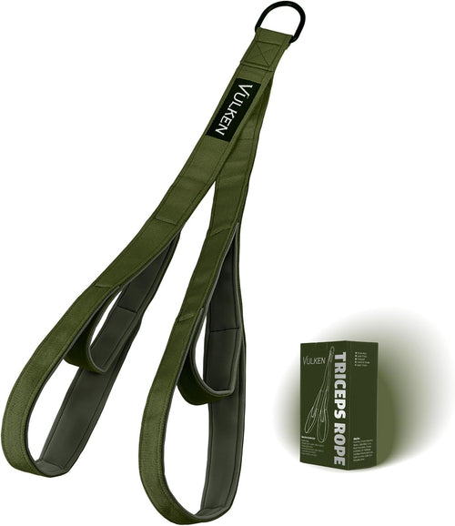 Vulken Tricep Rope Cable Attachment. Dual Lengths in One
