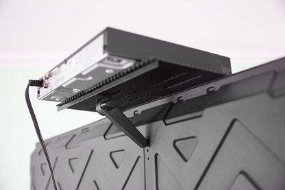 Mount Plus MP-APM-05-01 Top Shelf TV Mounting Bracket 12-inch Wide Platform | Holds Speaker, Streaming Device, Game Console, and More (2 Pack)