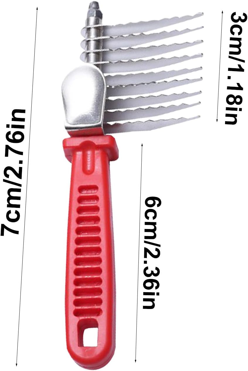 Dog Comb for Matted Hair, Pet Hair Removal Dog, Smooth Cats Dematting Tools, Ergonomic Brush Supplies for Indoor Outdoor Use for Families and Friends