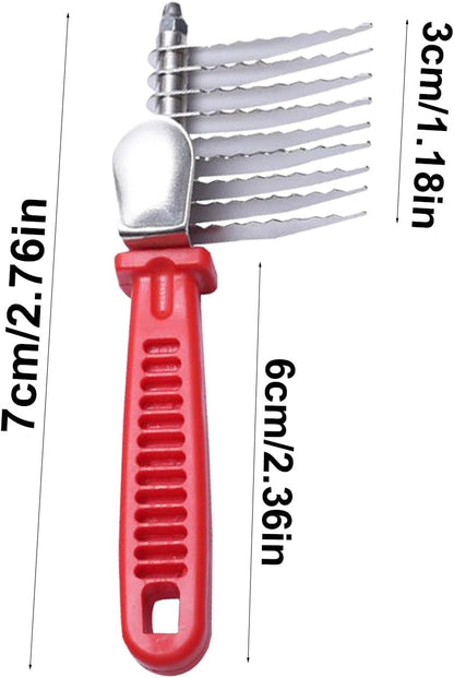 Dog Comb for Matted Hair, Pet Hair Removal Dog, Smooth Cats Dematting Tools, Ergonomic Brush Supplies for Indoor Outdoor Use for Families and Friends