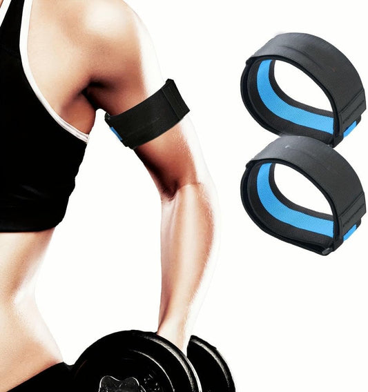 ZBDZSW 2 Pezzi Fasce di restrizione del Flusso sanguigno Regolabili Aumenta la Crescita Muscolare Forza Braccio Gamba Glutei Allenamenti Riabilitazione Antiscivolo