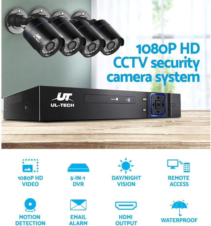 1080P 8-Channel CCTV Security Camera