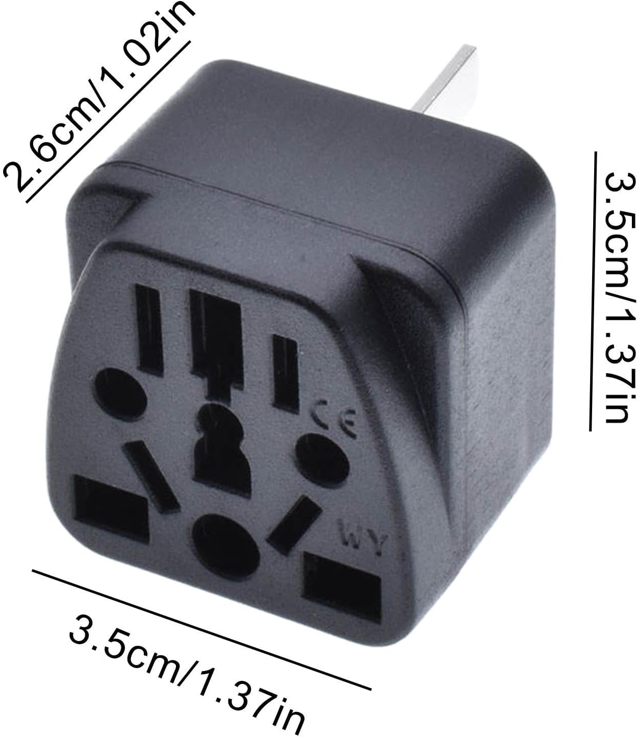 Travel Plug Adapter - UK Au 3 Socket Charger Adapter | Electronic Device Charging Accessories for Travel, Business Travel, Australia. Bseid