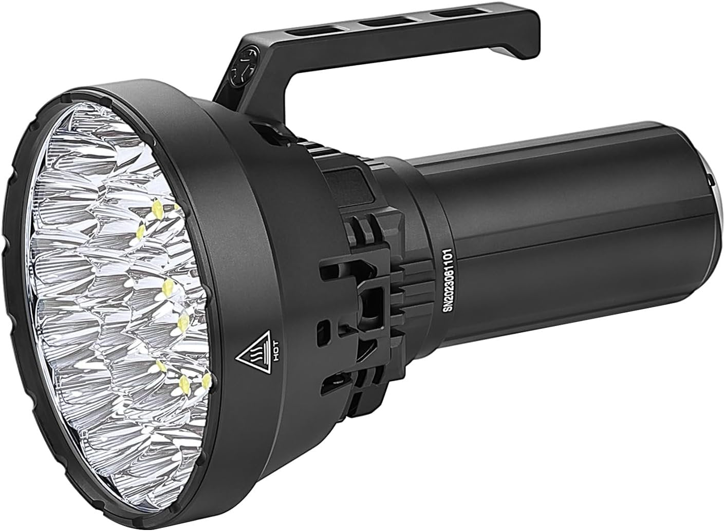 IMALENT MS32W Brightest Flashlight 200,000 Lumens, Cree XHP70.2 LEDs Tactical Flashlights High Lumens with 8 Modes Type-C Rechargeable Flash Light for Outdoor, Emergency and Caving (MS32W)