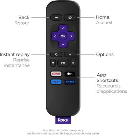 Roku Express (New, 2023) HD Streaming Device with High-Speed HDMI Cable and Simple Remote (No TV Controls), Guided Setup and Fast Wi-Fi