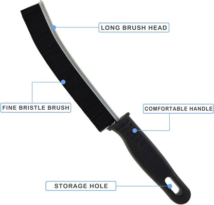 Hard Bristle Crevice Cleaning Brush, Multifunctional Gap Scrub Brush for Home Essential, Cleaning Bathrooms, Kitchens, Windows, Faucets, Toilets, Grout and Car