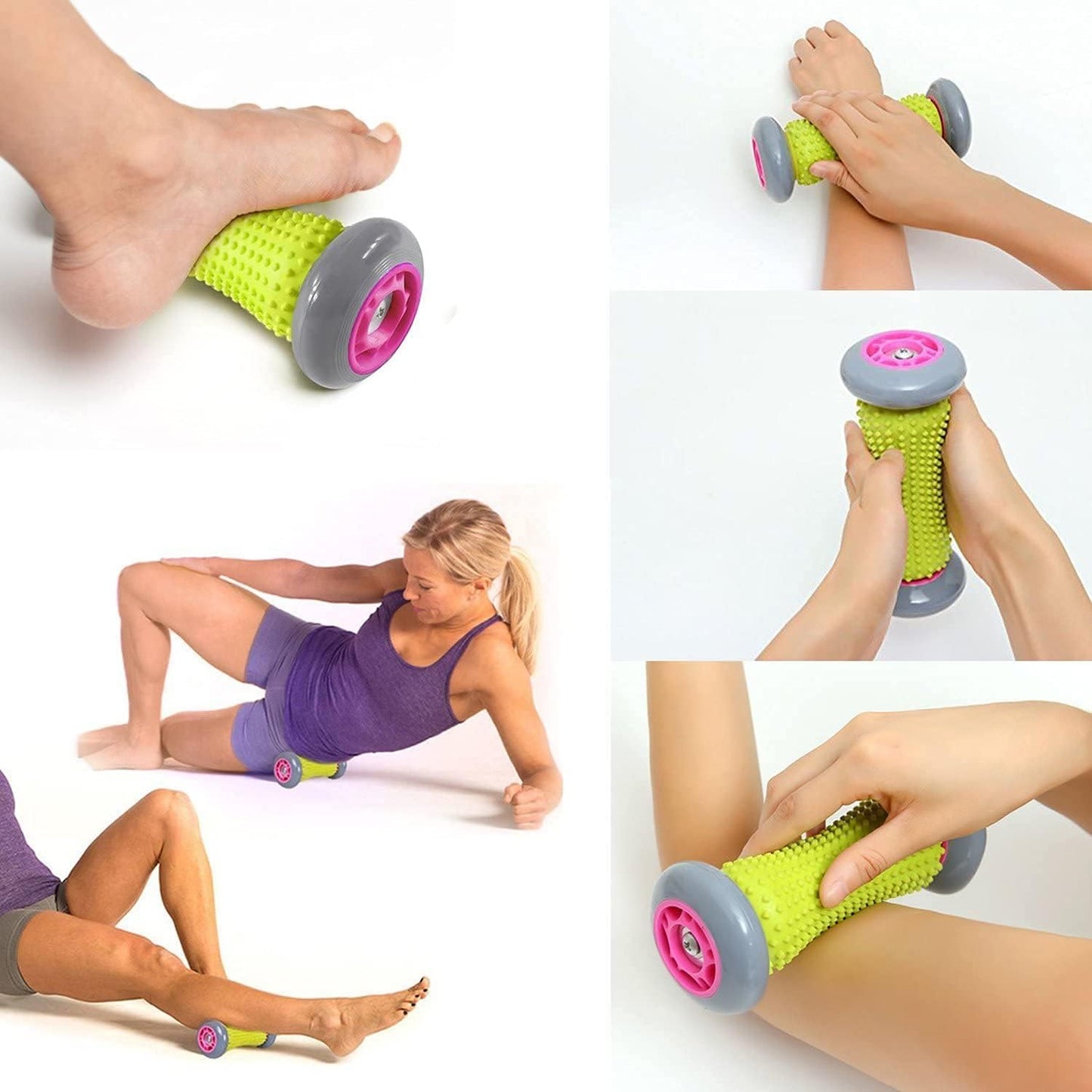 BEETIY Foot Massage Roller, Muscle Roller Stick for Plantar Fasciitis Muscle Roller Stick Perfect for Plantar Fasciitis Recovery, Wrists and Forearms Exercise, Arm Pain, Trigger Point