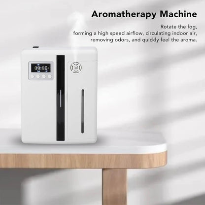 Smart Scent Air Machine, Essential Oil Diffuser, 300m³ Intelligent Aromatherapy Machine with Remote Control, Air Aromatherapy Diffuser with Timer, for Yoga, Home, Office