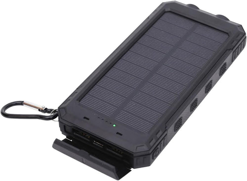 Solar Charger - Solar Charger Bank - Portable Chargers - Fast Charging Battery Pack | 20000mAh Wireless Fast Charging Device with Flashlight for Camping Hiking Outdoor