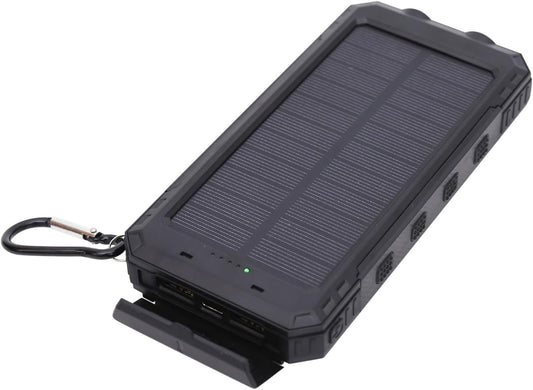 Solar Charger - Solar Charger Bank - Portable Chargers - Fast Charging Battery Pack | 20000mAh Wireless Fast Charging Device with Flashlight for Camping Hiking Outdoor