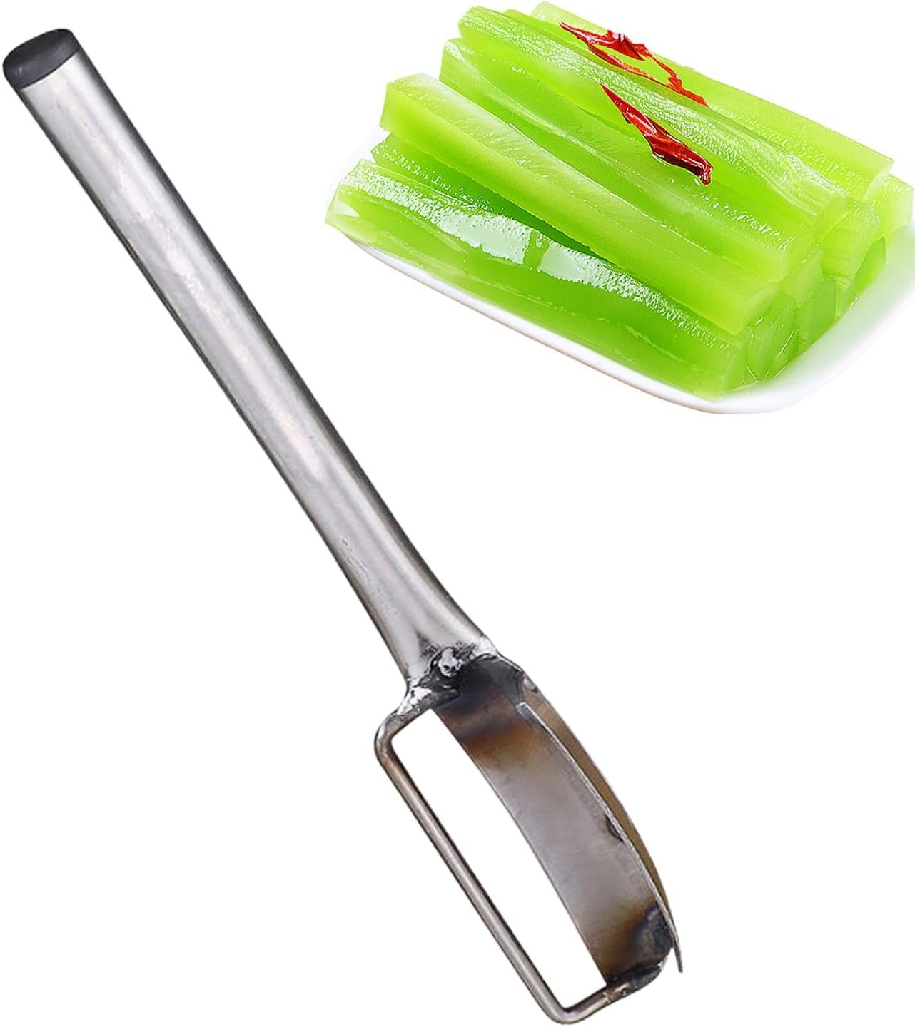 Vegetable Peeler - Manual Stainless Steel Peeler | Anti-Slip Grip Kitchen Gadget | Reusable Food Prep Tool, Blade Utensil, Compact Peeling Accessory Home Use
