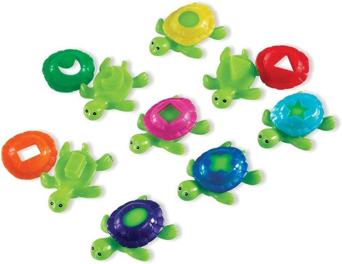 Learning Resources Shape Shell Turtles, Set of 8 (LER7303)