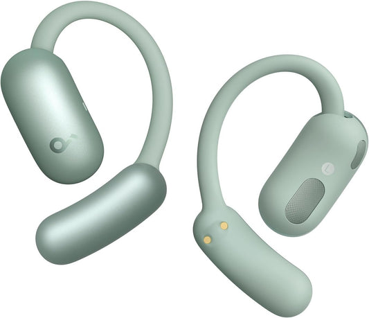soundcore AeroFit 2 by Anker, Open-Ear Headphones, Non-Intrusive Design, Adjustable Comfort, Snug Fit, Rich Bass, Hi-Res Audio, 42H Play, Bluetooth 5.4, Wireless Charging, IP55, Open-Ear Earbuds