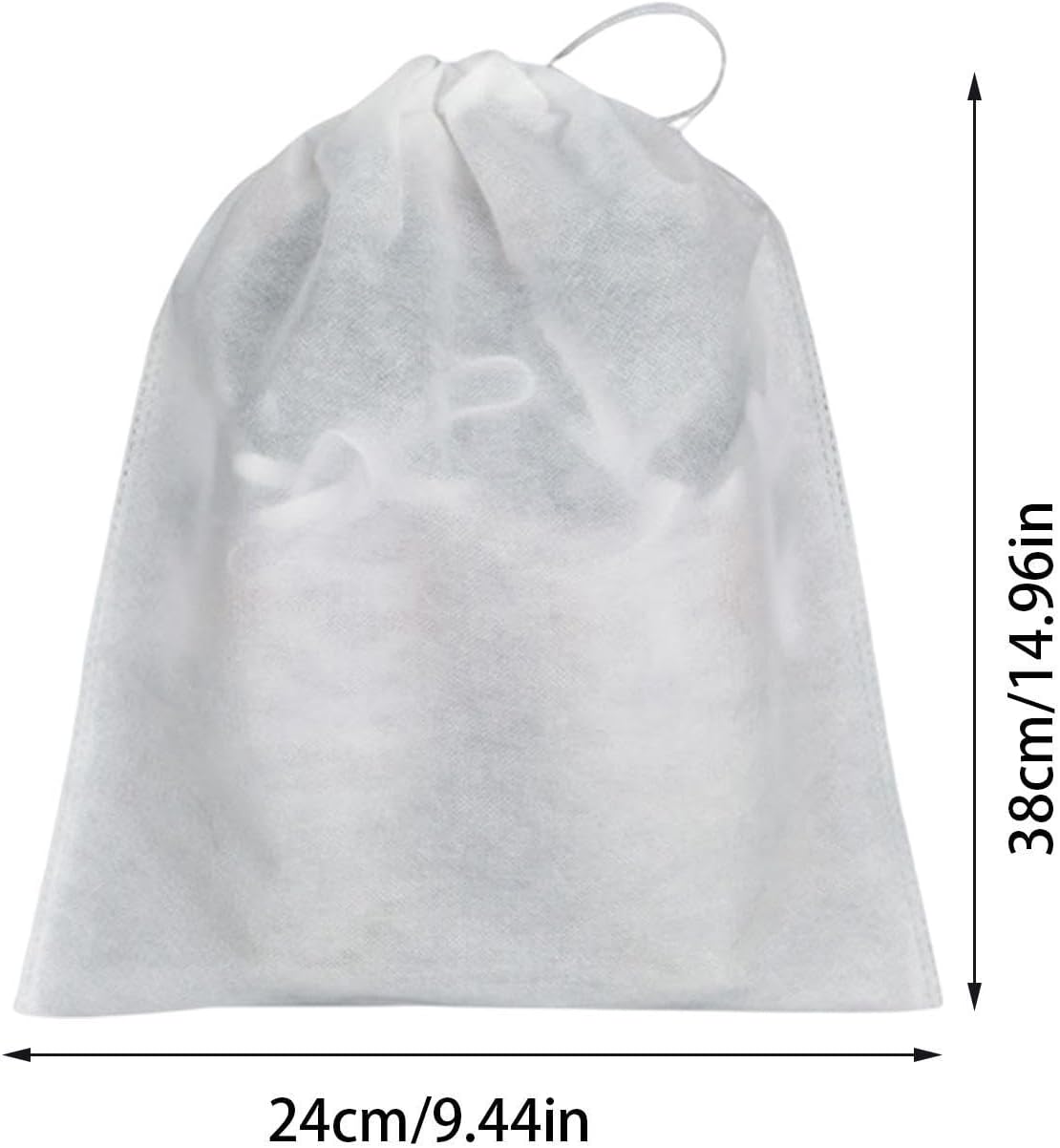 Shoe Dust Bags – Lightweight Storage Pouches, Reusable Shoe Holders | Foldable Dust Resistant Wraps, Non Woven Packing Sacks, For Protecting Footwear During Trips or Closet Organization