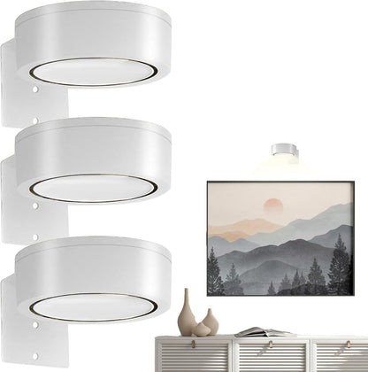Frame Lights for Wall, Smart Control Wireless Battery Operated Wall Lights with Timer and Adjustable Brightness, Versatile Art Lighting for Home, Living Room, Bedroom, Dining Room, and Decor