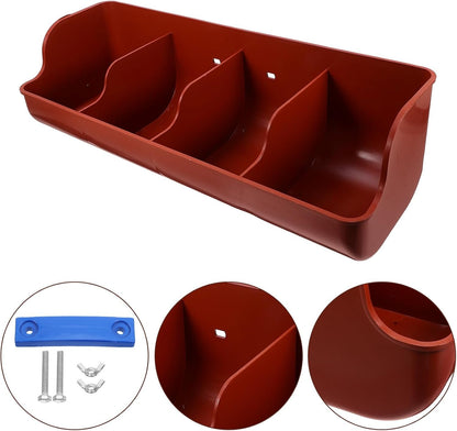 VANZACK Pig Feeding Trough Goat Toy Livestock Food Feeder Trough Horse Feed Storage Drinking Fountain Chicken Drinker Animal