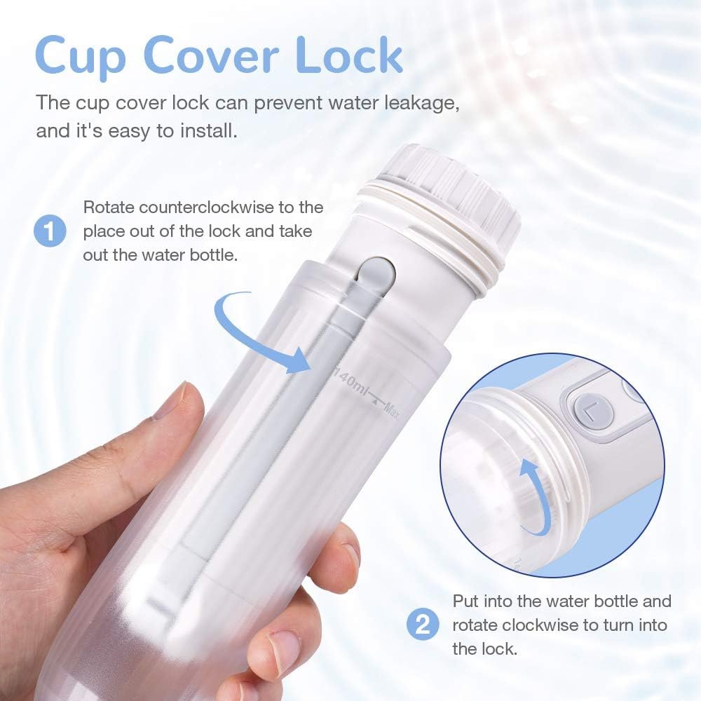 Meidong Portable Travel Electric Bidet Sprayer Handheld Personal Bidet Sprayer Bidet Bottle for Personal Hygiene Cleaning/Baby Care/Outdoor Traveling/Toilet/Disability/Postoperative