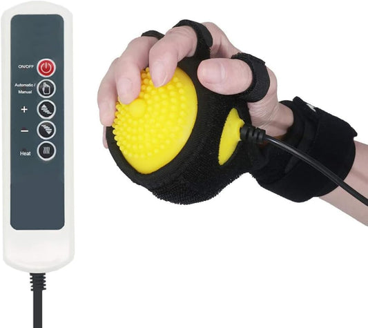 Electric Hot Compress Recovery Ball Antispasticity Finger Massage Finger Passive Rehabilitation Training Stroke Hemiplegia